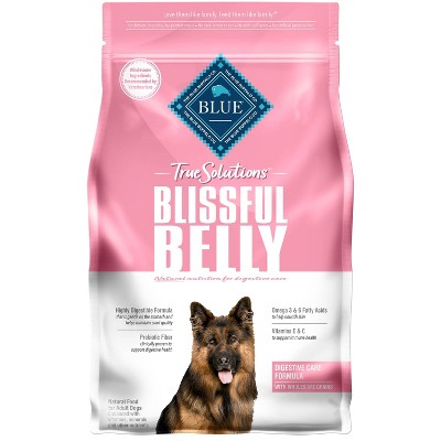 Blue Buffalo True Solutions Blissful Belly Digestive Care Adult Dry Dog Food - 4lb