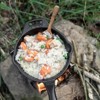 Petromax Cast Iron Fire Skillet for Kitchen or Camping, Pre-Seasoned Cookware for Campfire or Home Oven and Stove, Conducts Heat Evenly, Long Handle - 4 of 4
