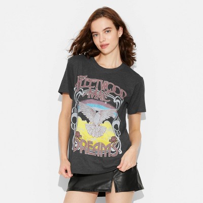 Women's Fleetwood Mac Short Sleeve Graphic T-Shirt - Gray