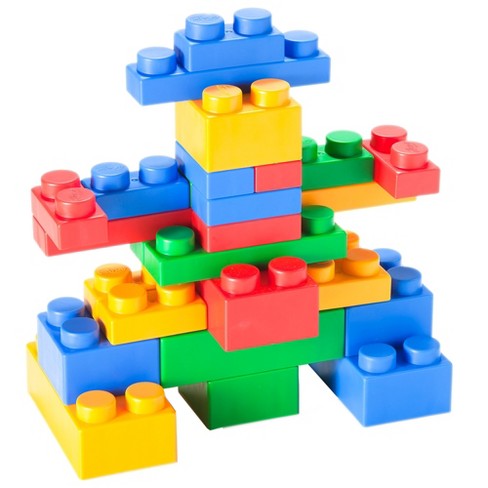 Rendezvous Eksisterer destillation Uniplay Mix 34pc Set Soft Building Blocks For Early Learning Educational  And Sensory Toy For Infants And Toddlers : Target