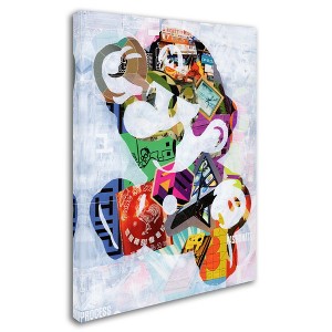 Trademark Fine Art - Artpoptart Mario Matted Framed Art - 1 of 3