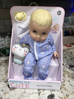 Perfectly Cute 14 Sleepy Time Baby Doll - Blonde Hair/blue Eyes