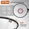 Basketball Double Spring Solid Rim, 18" Steel Basketball Rim for Indoor and Outdoor Black - 3 of 4