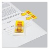 Universal Arrow Page Flags, "Sign Here", Yellow/Red, 50 Flags/Dispenser, 2 Dispensers/Pack - 2 of 4
