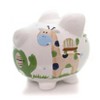 Child To Cherish 7.75 In Blue Tropical Punch Piggy Giraffe Turtle Monkey Decorative Banks - 4 of 4