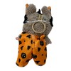 Halloween Jumpsuit with Black Hat and Pumpkin Accents for Labubu Dolls - 3 of 4