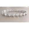 Hollywood Sensation Cubic Zirconia Tennis Bracelets with AAA+ Cubic Zirconia Oval and Round Cut Silver 7.55 Inches - 2 of 4