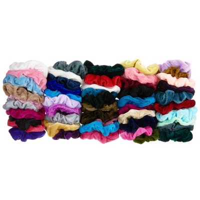 Expressions Hair Scrunchies - 50ct