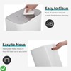 Stainless Steel Trash Can with Thin Lid with Step Pedal & Removable Liner Stainless Steel Large Garbage Can - 3 of 4