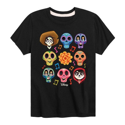 Boys' - Coco - Musical Skulls Short Sleeve Graphic T-Shirt