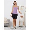 Allegra K Women's Built-in Bra Padded Adjustable Spaghetti Strap Sleeveless Camisoles - 4 of 4