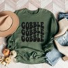 Simply Sage Market Women's Graphic Sweatshirt Gobble Wavy - 3 of 4