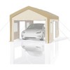 Carport Replacement Canopy Cover - Waterproof, UV-Resistant, and Wind-Resistant 220G PE Fabric (Cover ONLY, Frame NOT Included) - 4 of 4
