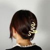 Unique Bargains Women's Metal Hair Claws 4.09"x2.13"x1.02" 1Pc - 2 of 4