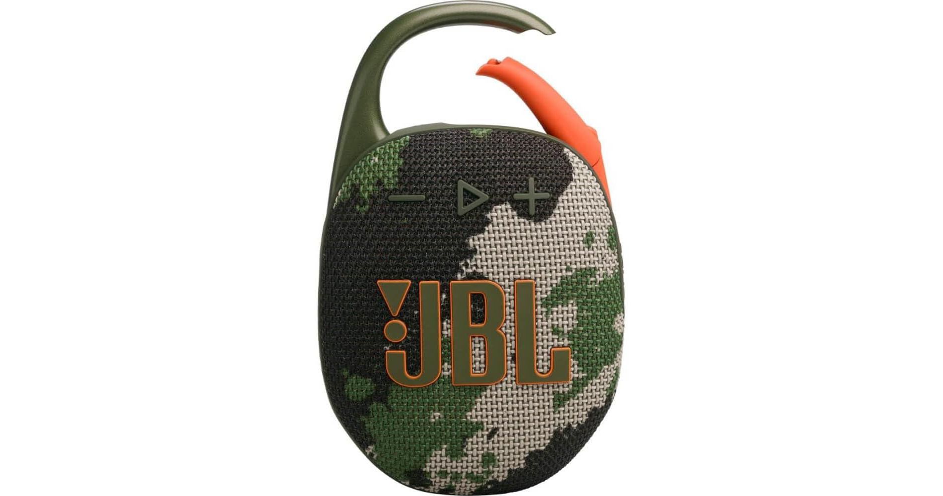 Refurbished: JBL Clip 5 Ultra-portable Weather Proof Bluetooth Speaker Squad - Manufacturer Refurbished