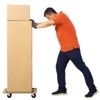 DSVIMOY 4PCS Furniture Moving Dolly, Heavy Duty Wood Rolling Mover with Wheels for Piano Couch Fridge Heavy Items, Natural, 22.8"*11.2"*4.3" - 4 of 4