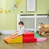 VisioGear 6-Pieces Foam Climbing Blocks for Toddlers 1-3 Years, Soft Baby Activity Play Set for Climb and Crawl, Multicolor, 59.1"*39.4"*9.4" - 2 of 4
