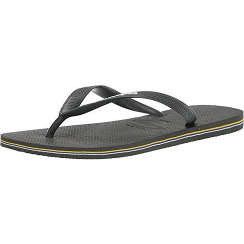 Havaianas Men's Brazil Logo Flip Flop Sandals - Olive Green, 9-10 : Target