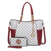 MKF Collection Merlina Circular Print Women’s Tote Bag with matching Wallet by Mia K - 2 of 4