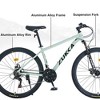 Okak 27.5IN Mountain Bike with Aluminum Alloy Frame, Kids Dirt Bike with 21 Speed Gear and Front Suspension, Bicycle for Kids and Adults - 3 of 4