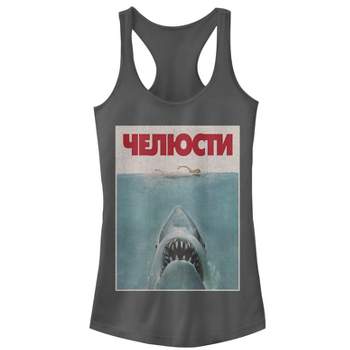 Women's Jaws Shark Movie Poster Racerback Tank Top : Target