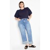 Women's Plus Size Kiki Top - navy | CITY CHIC - image 2 of 4