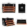 Belatt 20" 3 Drawer Steel Tool Cabinet with Ball Bearing Slides - Lockable Garage Storage Cabinet, Powder Coated, Portable - 4 of 4