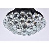 Elegant Lighting Corona 14 inch black flush mount - 4 of 4