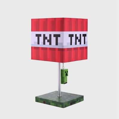 Minecraft Tnt Table Lamp Includes Led Light Bulb Target