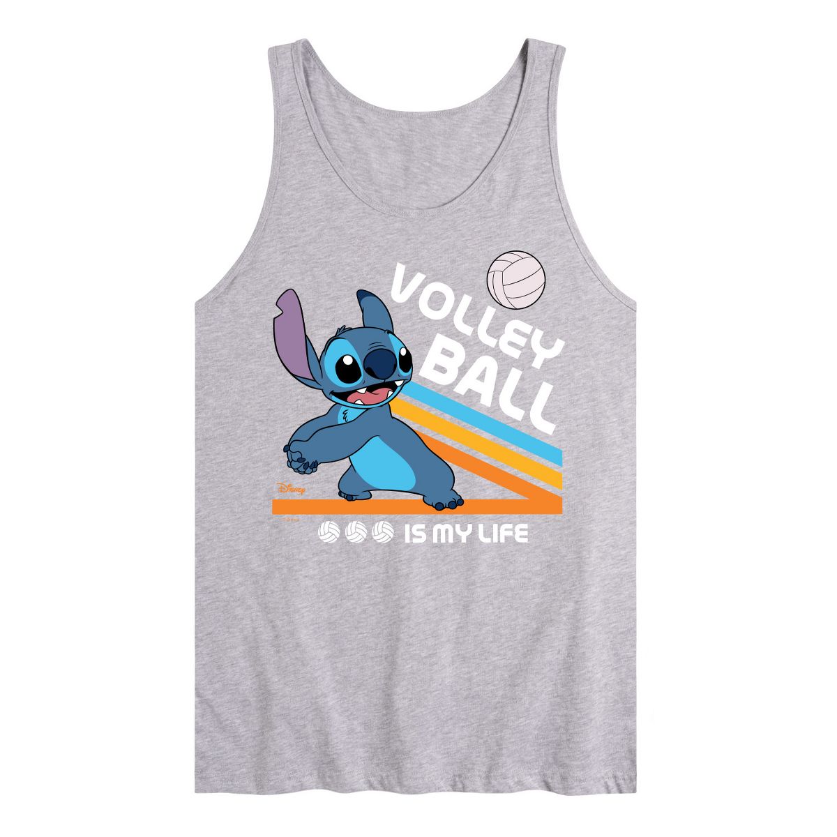 Men's - Lilo & Stitch - Volleyball Is My Life Graphic Tank Top