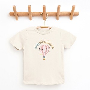 The Juniper Shop Hello Adventure Balloons Toddler Short Sleeve Tee - 1 of 2