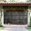 Wooakway 72"H 47"W Outdoor Metal Garden Trellis Privacy Screen Lattice Panel Indoor Room Divider - 3 of 4