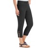 Collections Etc Decorative Denim Capris - 4 of 4