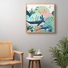 Ambers Textiles Narwhal Family Framed Wall Art Green - society6 - 4 of 4