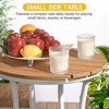 Pamapic 8-Piece Aluminum Outdoor Patio Dining Set with Rectangle Table, Small Side Table and 6-Stackable Chairs - 4 of 4