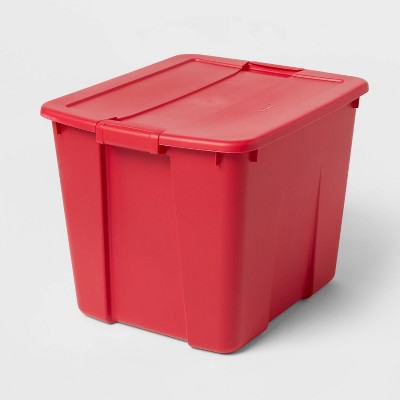 20gal Latching Storage Tote Red - Brightroom™