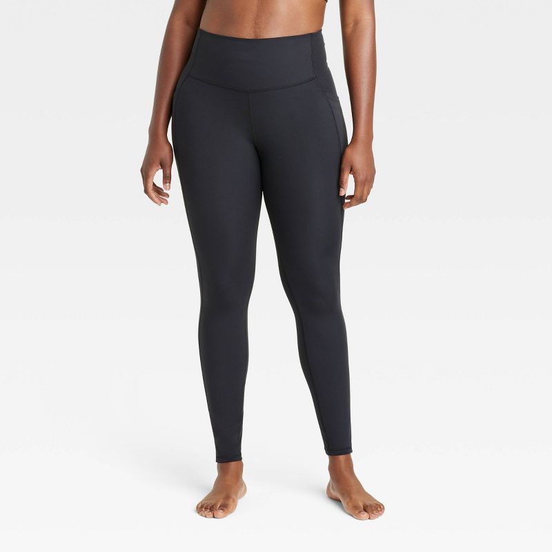 Women's Brushed Sculpt Curvy High-Rise Pocketed Leggings - All In Motion™, 4 of 7