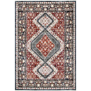 Nuloom Mika Oriental/Persian 9x12 Indoor Area Rug for Living Room Bedroom Dining Room Kitchen, Multicolor/Ivory - 1 of 4