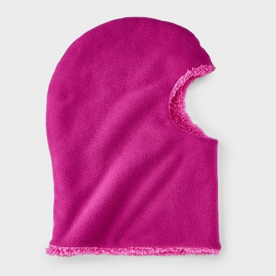 Girls' Fleece Balaclava Hat - Cat & Jack™ Purple