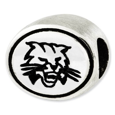 Black Bow Jewelry Sterling Silver & Enamel Ohio University Collegiate Bead Charm
