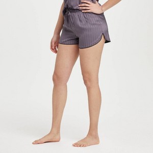 Women's Luxury Collection Shadow Striped Satin Pajama Shorts - Auden™ - 1 of 4