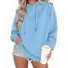 Zeagoo Womens Oversized Hoodies 2025 Fleece Sweatshirts Long Sleeve Pullover with Pocket Fall Winter Outfits Y2k Clothes - 3 of 4