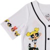 Ladies Powerpuff Girls Baseball Jersey - Powerpuff Mesh Button Down Baseball Jersey - Blossom Bubble and Buttercup Shirt - 3 of 4