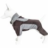 Pet Life (R) Active 'Warm-Pup' Heathered Performance 4-Way Stretch Two-Toned Full Body Warm Up - 2 of 4
