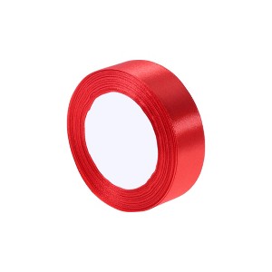 Unique Bargains Ribbons for Crafts Satin Multipurpose for Gift Wedding & Hair Accessories Polyester 866.14"x0.98" 1Pcs - 1 of 4