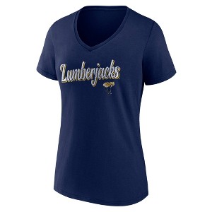 NCAA Northern Arizona Lumberjacks Women's V-Neck T-Shirt - 1 of 3