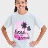 Girls' Short Sleeve Oversized Graphic T-Shirt - Cat & Jack™ - 2 of 4