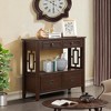 NicBex 36" Farmhouse Console Table Entryway Table with 4 Drawers and 1 Storage Shelf for Living Room, Entryway, Hallway - 2 of 4