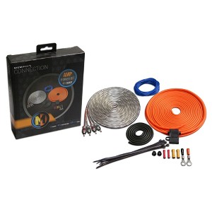 Memphis Audio 10GKIT 10-Gauge Amp Install Kit- ATC Fuse Holder With 30A Fuse, And A Pair Of ETP-17 17-Foot RCAs - 1 of 1
