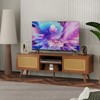 HDZNVF Mid Century Modern Rattan TV Stand for 65 inch TV - 4 of 4